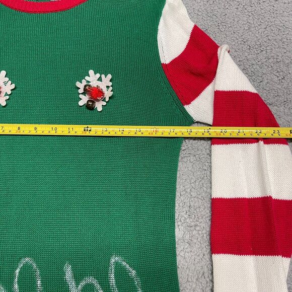Ugly Sweater Womens Small Christmas Holiday Pullover Sweatshirt - Picture 2 of 12
